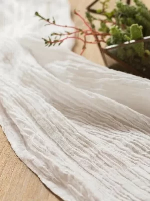 Camino de Mesa Color Blanco