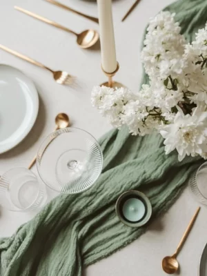 Camino de mesa Color Verde