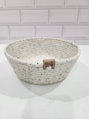 Cesta pino motas negras 19x7