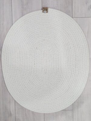 Individuales ovalados algodón CRUDO de 30x40 cm