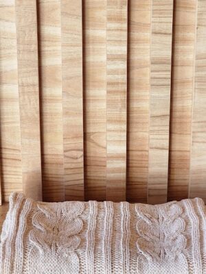 Manta tejida Beige 1,80 x 0,90 cm aprox