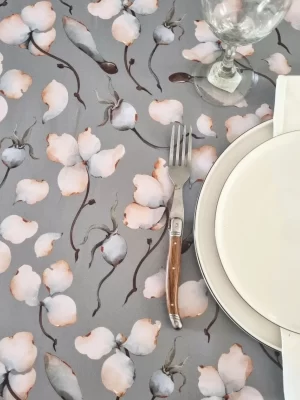 Mantel de gabardina «Capullo»