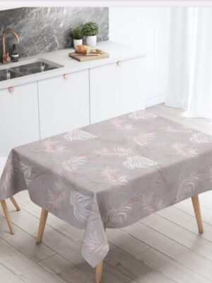 Mantel de gabardina «Gris con Rosa»