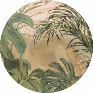 Plato de sitio "Hojas Palmera"