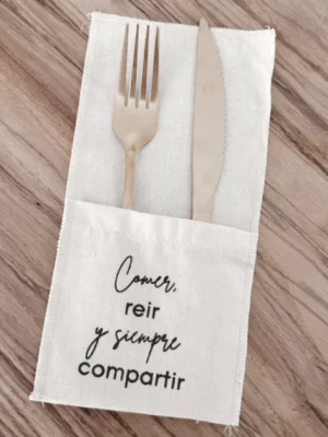 Porta cubiertos Pack por 4 Natural