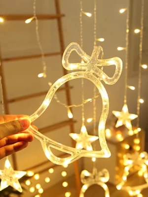 Cortina de luz led Campana