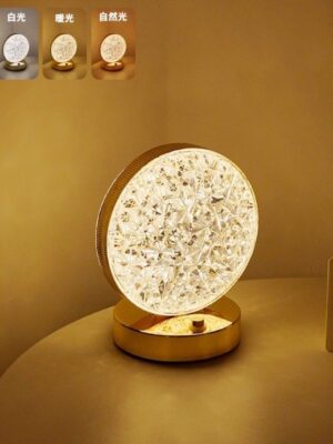 Lámpara De Mesa Modelos Cristal Táctil