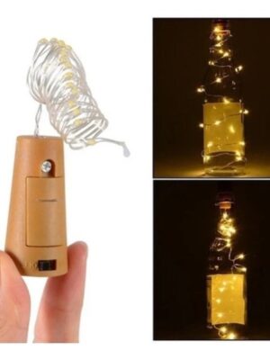 Luz led alambre corcho 3 metros