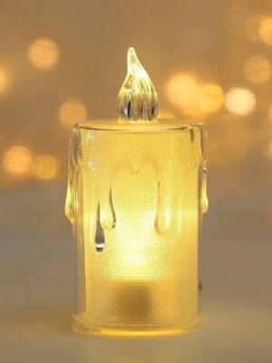 Vela led derretida de 8 cm