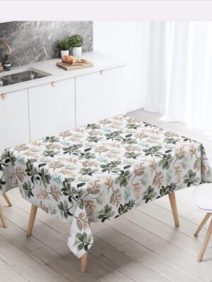 Mantel gabardina «Hojas Tierra»