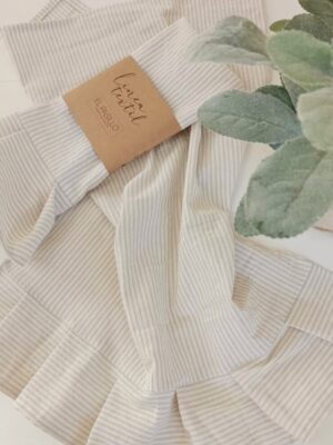 Paño de cocina con volado