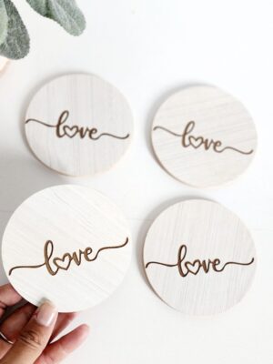 Posavasos "Love" x 4