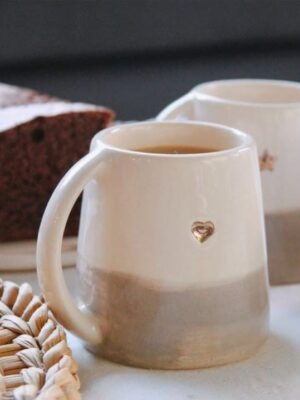 Taza Gold con detalle en oro
