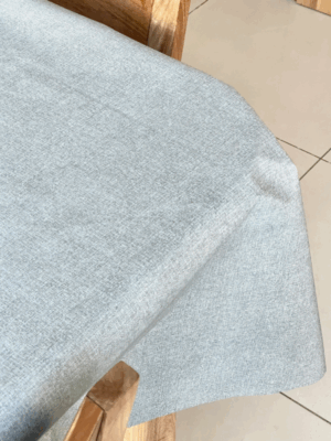Mantel de Cuerina Simil Lino Gris