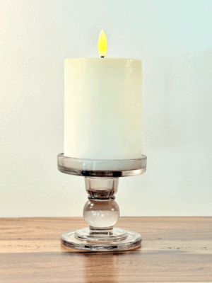 Candelabro "Bola" Gris