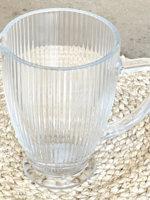 Jarra a Rayas Transparente
