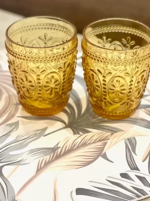 Vaso de agua Ambar
