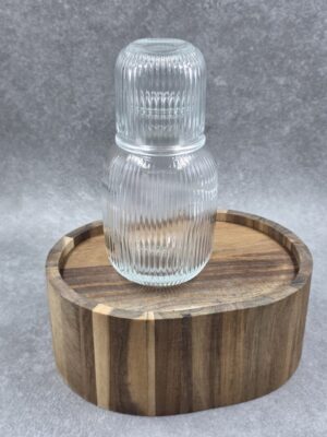 Jarra de Noche de vidrio transparente 600 ml