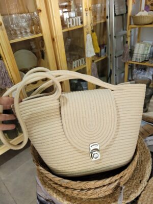 Cartera de cordon de algodon
