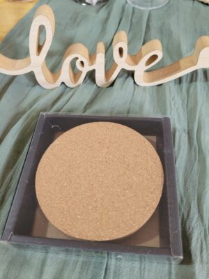 Posa vasos de corcho x 6