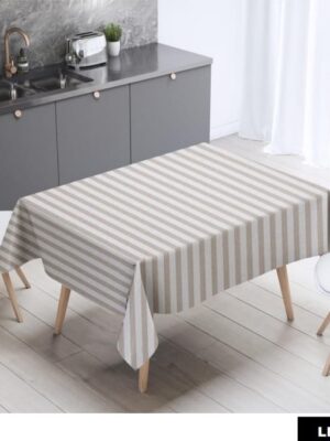 Mantel de gabardina «Rayas vison»