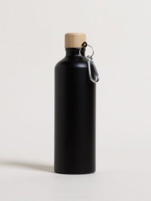 Botella Aluminio Deportiva Moscu Black 750 ML