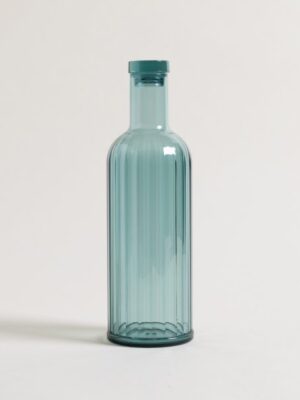 Botella de Acrilico Facetada Taipei Petroleo 1000 ML