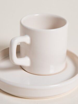 Taza y Plato Net Crema 110 ML