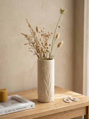 Florero slim de ceramica