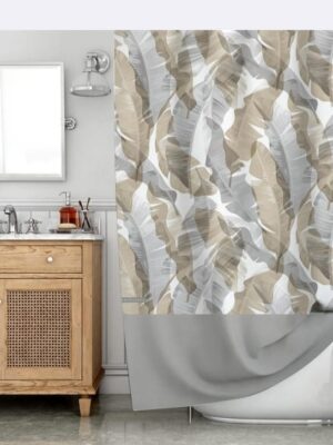 Cortina de baño de gabardina impermeable