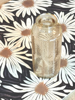 Florero/ difusor lineas oblicuas champagne